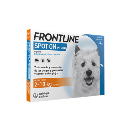 FRONTLINE SPOT ON PERRO 3 P 2-10 KG