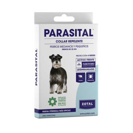 PARASITAL COLLAR REPELENTE PERROS PEQ/MED 60 CM