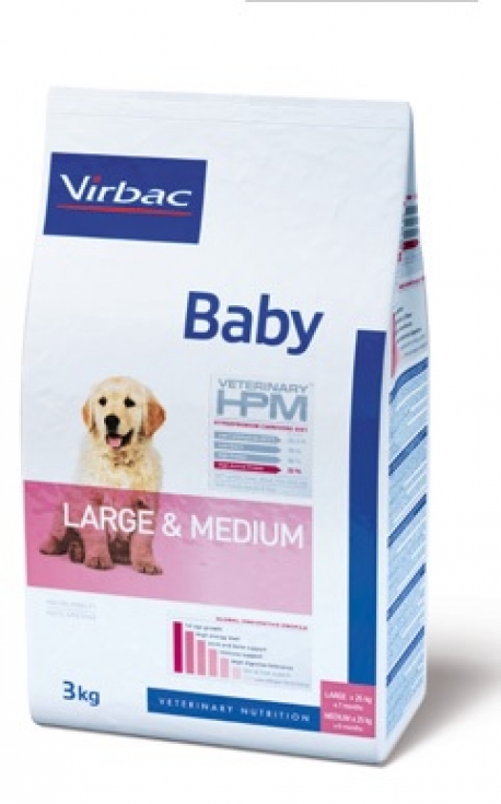 BABY DOG LARGE & MEDIUM 3 KG HPM