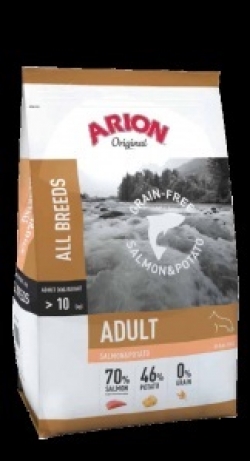 ARION O.GRAIN FREE ADULT SALMON&POTATO 12 KG