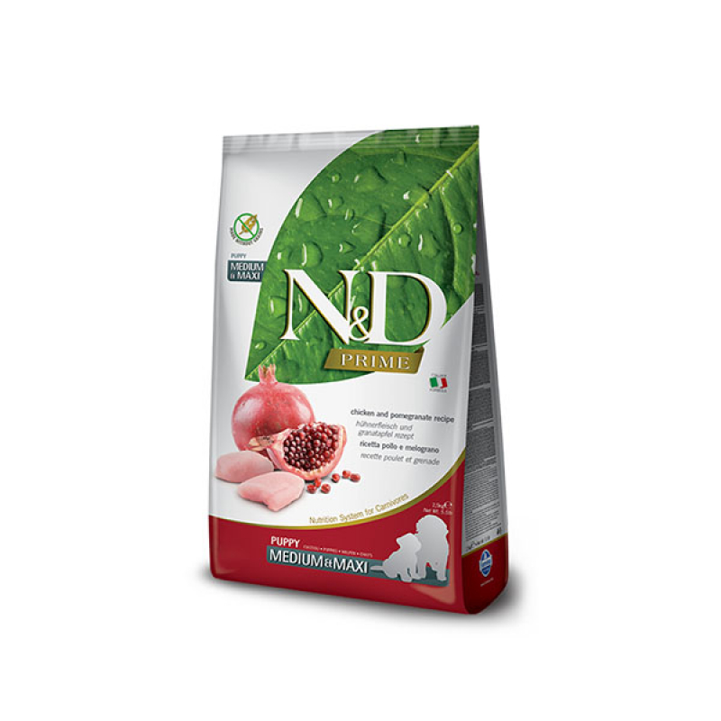 N&D PRIME PUPPY MEDIUM/MAXI POLLO 12KG FARMINA - NUZOA - Crecemos para ...