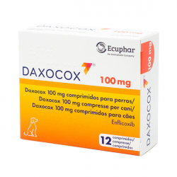 DAXOCOX 100MG PERROS 12 COMPRIMIDOS
