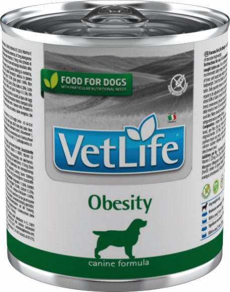 VETLIFE DOG OBESITY 6X300G