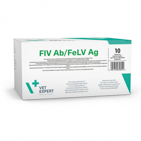 RAPID DOUBLE FIV AB/FeLV AG 10 TEST