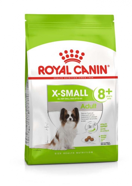CANINE X-SMALL ADULT +8 1,5 KG.