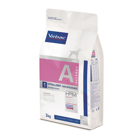 A1 DOG ALLERGY HYPOALL. PROTEINA INSECTO 3 KG HPM