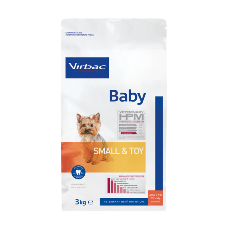 BABY DOG SMALL & TOY NF ORAL 3KG HPM