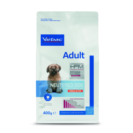 ADULT DOG NEUTERED SMALL & TOY NF ORAL 400G HPM