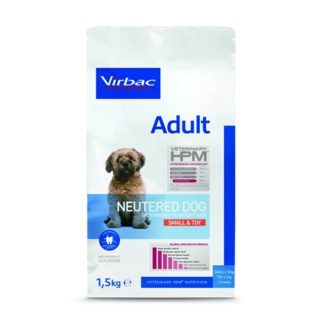 ADULT DOG NEUTERED SMALL & TOY NF ORAL 1,5KG HPM