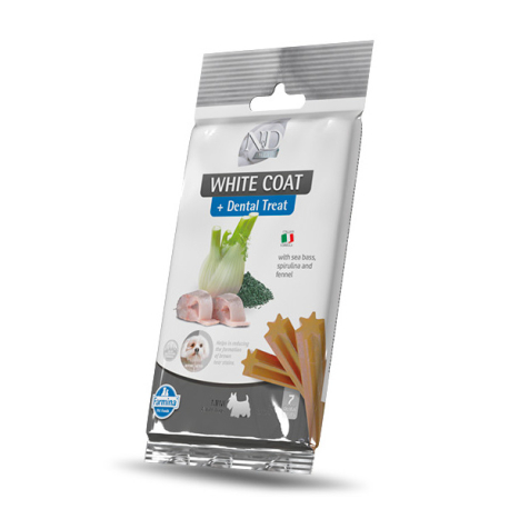 N&D WHITE DOG TREAT MINI 60G