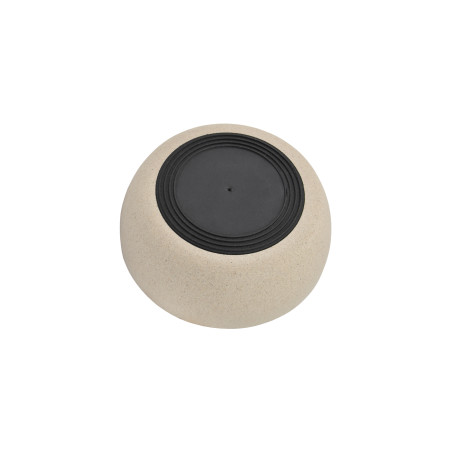 COMEDERO BAMBU BEIGE DIAMETRO: 12 CM / 550ML 1UD 