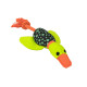 PELUCHE PATO HARRY CON CUERDA DENTAL 33CM 2UD 