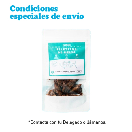 NATUKA FILETITOS DE MELVA BOLSA 50G 1UD