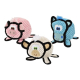 PELUCHE ECOLINE FARM BALLS 14CM 3UD