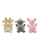 PELUCHE SOFT ANIMALS 26CM 3UD