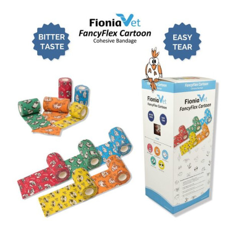 VENDA COHESIVA FANCYFLEX CARTOON 7,5CMX4,5M 10UD