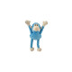 PELUCHE RANA Y MONO BRAZOS LARGOS 40CM 2UD