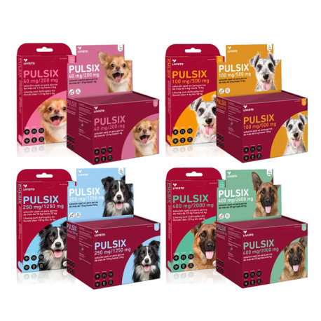 PULSIX 100MG/500MG SPOTON 4-10KG PIP 4X1ML PERRO