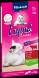 CAT LIQUID SNACK TERNERA CON INULINA 6X15G 11UD