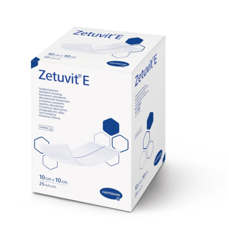 ZETUVIT E APOSITO ABSORBENTE ESTERIL 10X20CM 25UD
