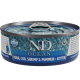 ND CAT OCEAN ATUN, BACALAO, GAMBAS CALABAZA KITTEN  70GR UMV 24uds