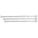 COLLAR ESTRANGULADOR CROMO 4.0mmx75cm