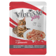 VIBRISSE GATO POUCH ATUN CON CAMARONES EN GELATINA 70g