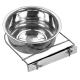 COMEDERO ACERO INOX. CON TORNILLO 0,84L 14CM