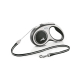 FLEXI COMFORT, S, CORDON, 5m, HASTA 12kg, NEGRO