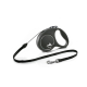 FLEXI BLACK DESIGN, S, CORDON, 5m, HASTA 12KG, NEGRO