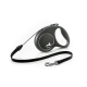 FLEXI BLACK DESIGN,M, CORDON, 5m, HASTA 20KG, NEGRO