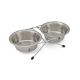 SET COMEDEROS ACERO INOX 2 x 0,75L.