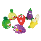 FRUTAS LATEX CON SONIDO 9-14cm UMV 6uds.