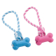 HUESO HORIZONTAL CON CUERDA BICOLOR 30cm. 100-110gr. UMV 4uds.