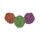 PELOTA CUERDA DENTAL BICOLOR 6cm-75gr UMV 6uds