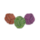 PELOTA CUERDA DENTAL BICOLOR 7,5cm-145gr UMV 6uds