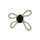 COTTON ROPE WITH BALL AND HANDLES GLOW IN THE DARK 27,5cm - 140gr MOQ 2pcs.